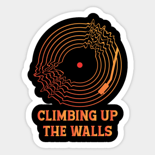 CLIMBING UP THE WALLS (RADIOHEAD) Sticker